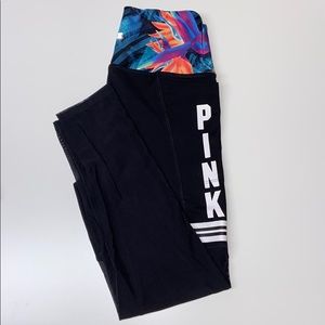 Pink VS ultimate legging with mesh